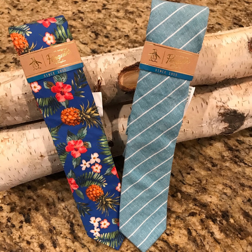 NEW- Two Original Penguin Ties